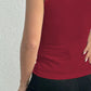 Lace Detail Square Neck Wide Strap Tank