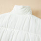 Zip Up Puffer Vest Coat with Pockets