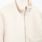 Turtleneck Zip Up Long Sleeve Plush Jacket