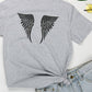 Perfee ANGEL Round Neck Short Sleeve T-Shirt