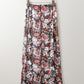 Floral Elastic Waist Maxi Skirt