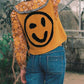 Smiley Round Neck Sweater Vest