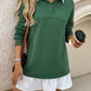Devine Ruffle Hem Long Sleeve Mini Dress
