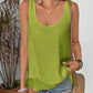 Layered Scoop Neck Wide Strap Tank