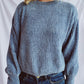 Round Neck Dropped Shoulder Long Sleeve Sweater
