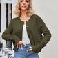 Button Down Exposed Seam Cardigan