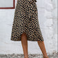 Tied Slit Printed Skirt