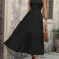 FULL SIZE Smocked Scoop Neck Sleeveless Tank Dress