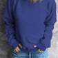 Round Neck Dropped Shoulder Sweatshirt