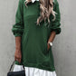 Devine Ruffle Hem Long Sleeve Mini Dress