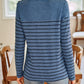 Striped Round Neck Long Sleeve T-Shirt