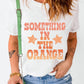 Letter Graphic Round Neck Short Sleeve T-Shirt
