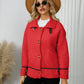 Pocketed Button Down Collared Neck Jacket