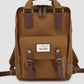 Himawari Contrast Waterproof Nylon Backpack Bag