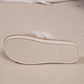 Contrast Faux Fur Round Toe Slippers