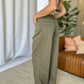 RFM Full Size High Rise Garment Dye Wide Leg  Jeans