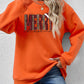 MERRY CHRISTMAS Round Neck Long Sleeve Sweatshirt