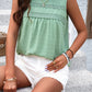 Sara Mia Swiss Dot Round Neck Tank