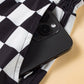 Drawstring Checkered Shorts with Pockets