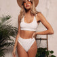 Scoop Neck Wide Strap Two-Piece Swim Set