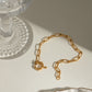 18K Gold-Plated Stainless Steel Chain Bracelet