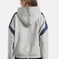 Contrast Dropped Shoulder Long Sleeve Hoodie