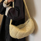 Quilted Polyester Crossbody Bag