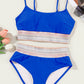 SoChic Scoop Neck Spaghetti Strap Bikini Set