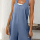 Mandy Pocketed Racerback Wide Strap Romper