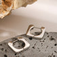 18K Gold-Plated Stainless Steel Square Earrings