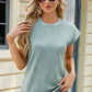 Round Neck Cap Sleeve T-Shirt