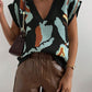 Color Block V-Neck Sweater Vest