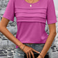 Round Neck Short Sleeve Top