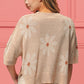 BiBi Floral Pattern Slit Sweater - Brand BiBi