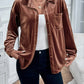 Perfee Button Up Long Sleeve Shirt