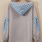 Drawstring Star Long Sleeve Hoodie