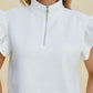 Double Take Full Size Texture Flounce Sleeve Top and Shorts Set