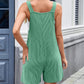 Lovelet Knotted Wide Strap Scoop Neck Overalls