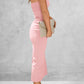 Amanda Full Size Slit Tube Midi Dress