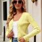 Button Up Long Sleeve Cardigan