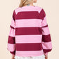 Mittoshop Striped Snap Shoulder Long Sleeve T-Shirt