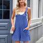 Lovelet Knotted Wide Strap Scoop Neck Overalls