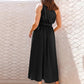 Full Size Single Shoulder Midi Dress