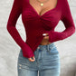Jenna Twisted Long Sleeve T-Shirt