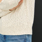 Be Cool Heathered Round Neck Long Sleeve Sweater