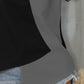 Color Block Notched Short Sleeve T-Shirt
