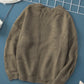 Cable-Knit Open Front Cardigan
