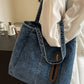 Medium Denim Tote Bag