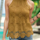 Lace Tied Mock Neck Tank
