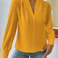 V Neck Long Sleeve Top